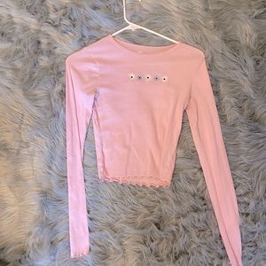 Pink Cute Hollister top